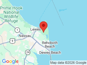 Map of Site Report: Cape May Ferry to Cape Henelope, Deleware, United States of America